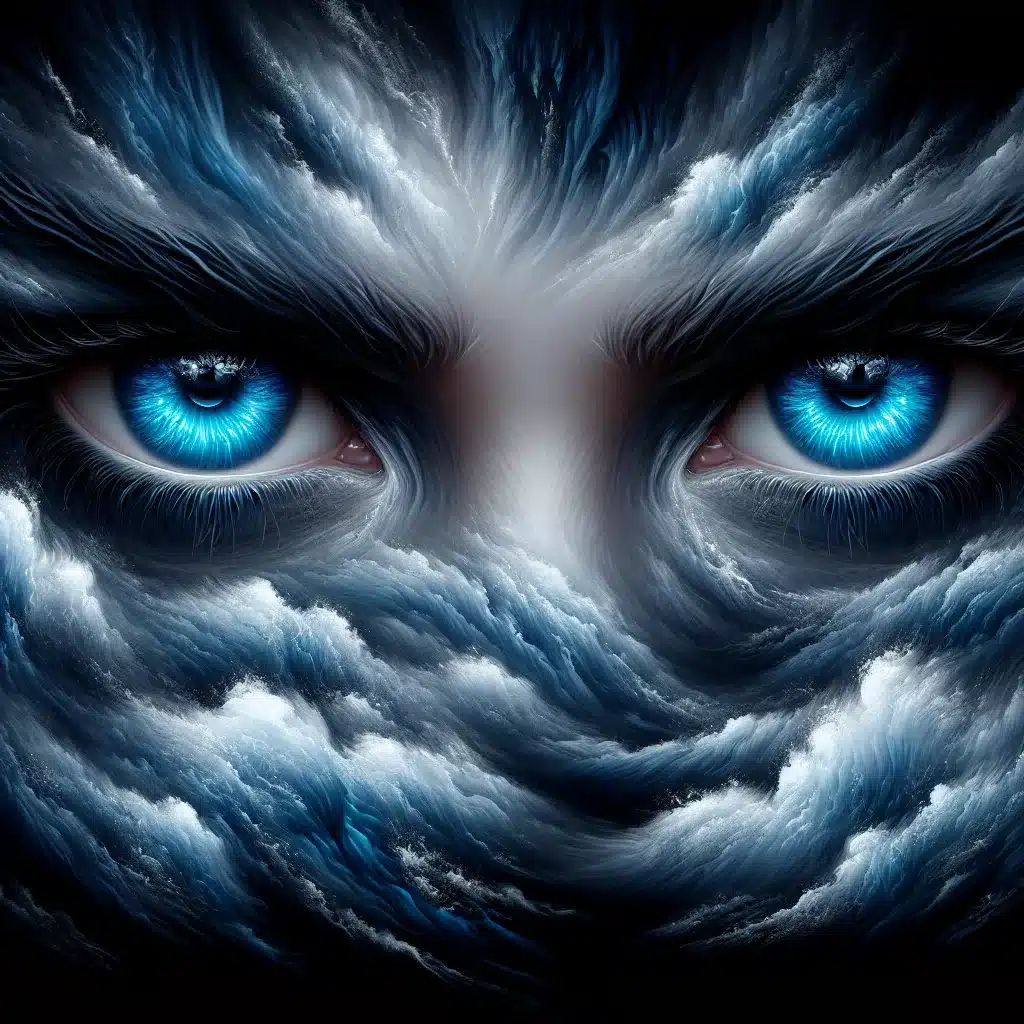 Stormy Blue Eyes